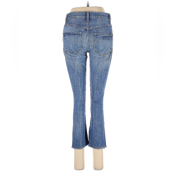 Wildfox Kick Flare Cropped Bootcut Jeans – Size 24 - Picture 3 of 3